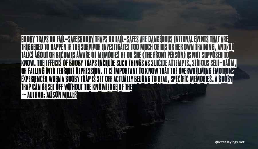 Depression And Self Harm Quotes By Alison Miller