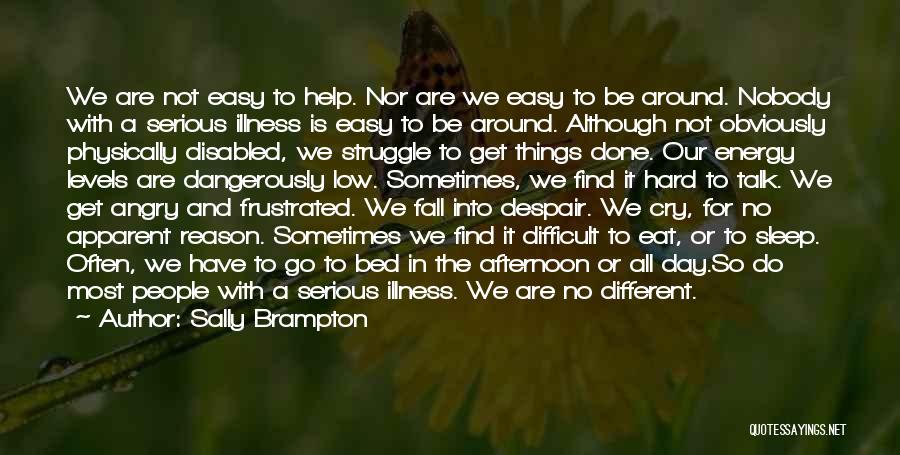 Depression And Sleep Quotes By Sally Brampton