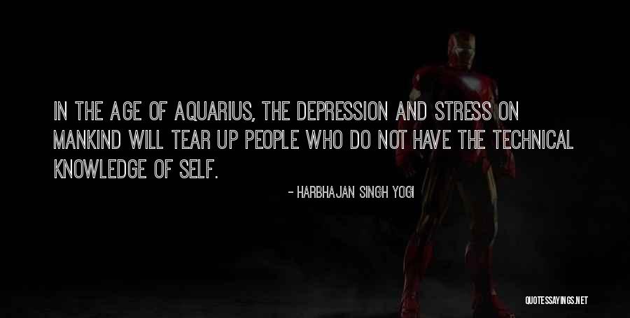 Depression And Stress Quotes By Harbhajan Singh Yogi