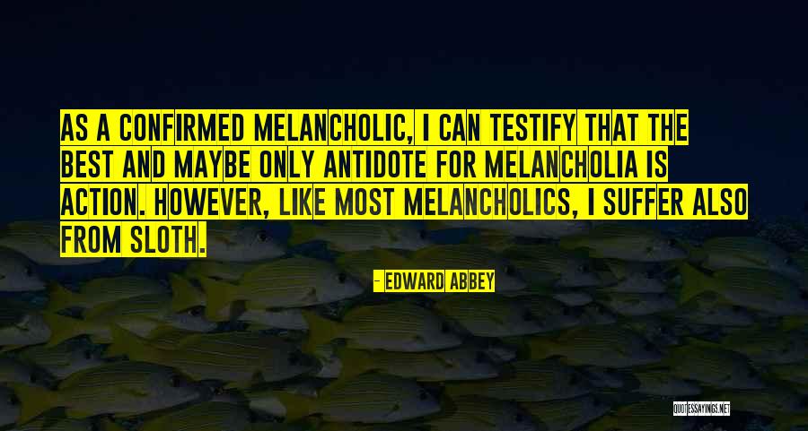 Depression Cure Quotes By Edward Abbey Depression Cure Quotes By Edward Abbey