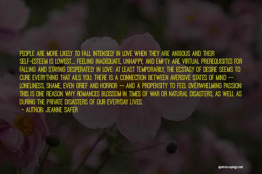 Depression Cure Quotes By Jeanne Safer