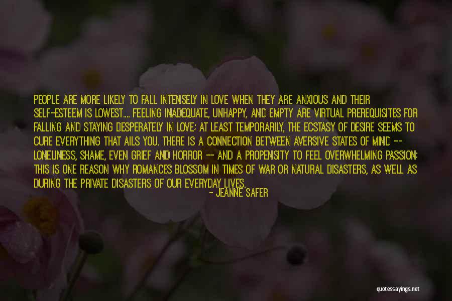 Depression Cure Quotes By Jeanne Safer