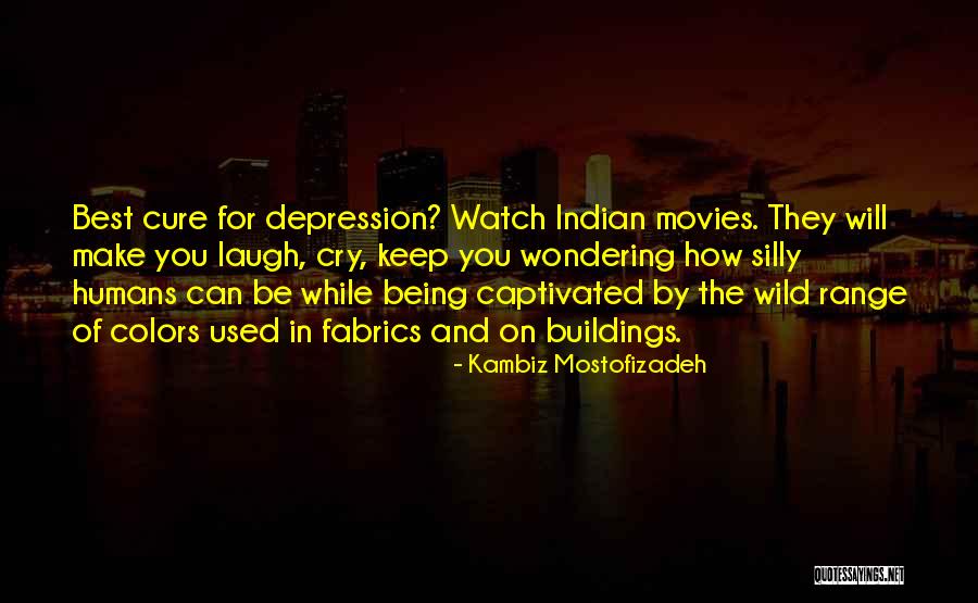 Depression Cure Quotes By Kambiz Mostofizadeh