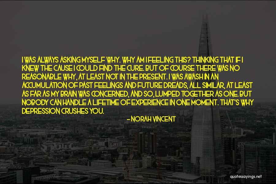 Depression Cure Quotes By Norah Vincent Depression Cure Quotes By Norah Vincent