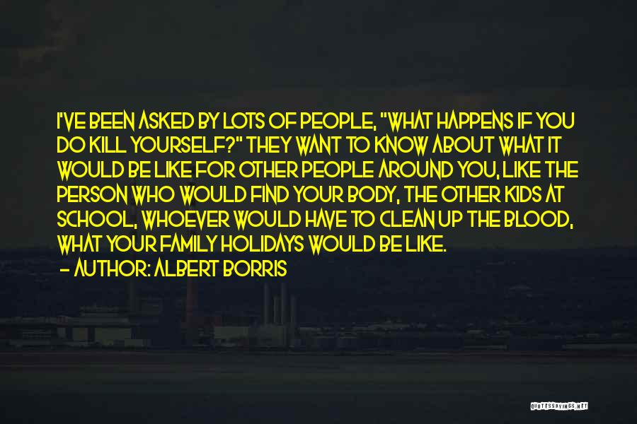 Depression Death Quotes By Albert Borris