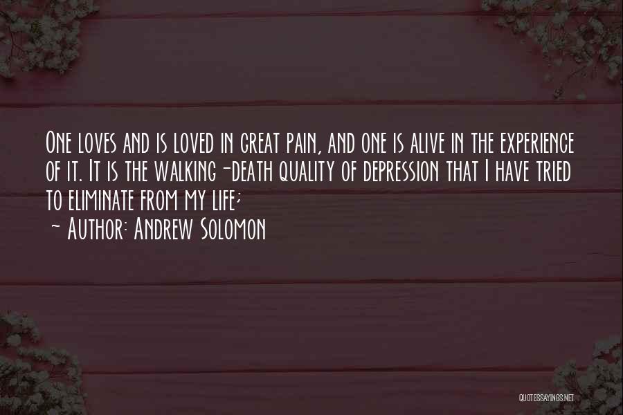 Depression Death Quotes By Andrew Solomon