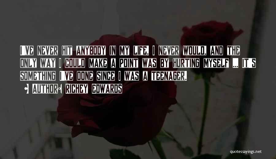 Depression In Life Quotes By Richey Edwards Depression In Life Quotes By Richey Edwards