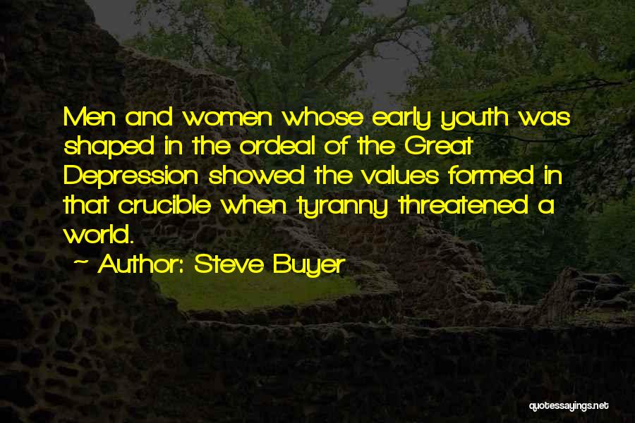 Depression In Youth Quotes By Steve Buyer