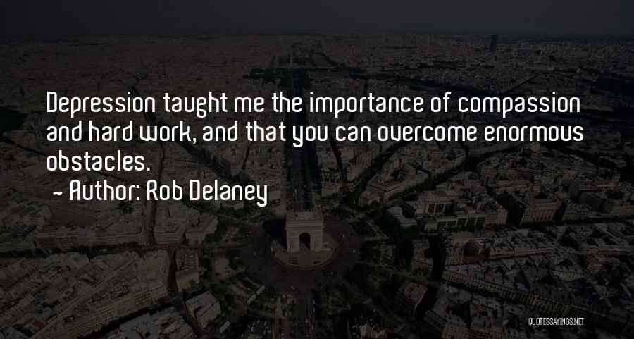 Depression Overcome Quotes By Rob Delaney