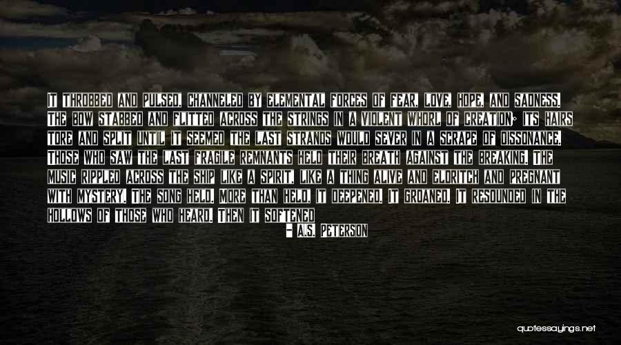Depression Song Quotes By A.S. Peterson Depression Song Quotes By A.S. Peterson