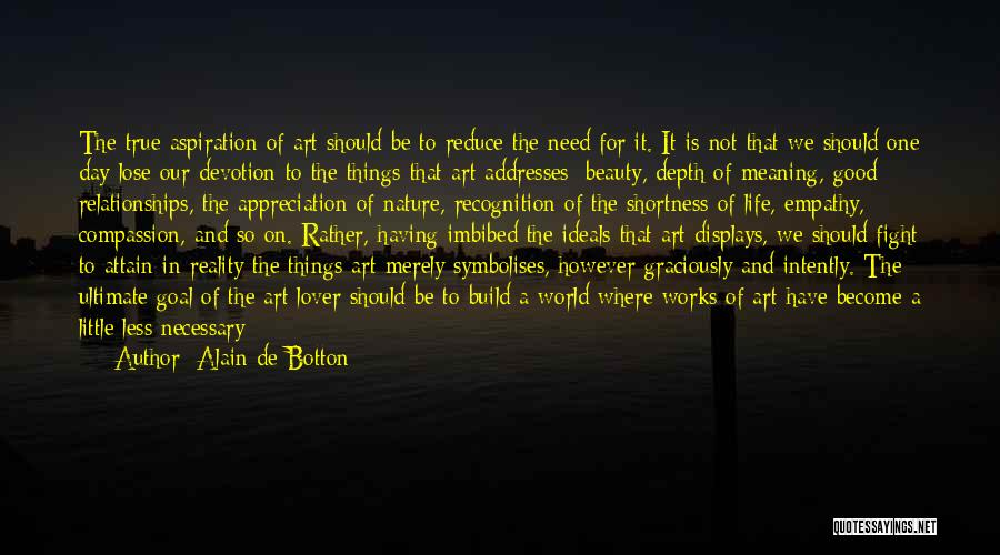 Depth Meaning Quotes By Alain De Botton