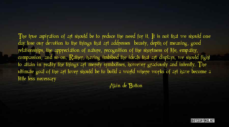 Depth Meaning Quotes By Alain De Botton