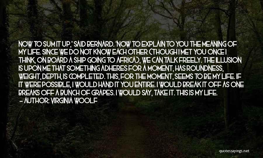 Depth Meaning Quotes By Virginia Woolf