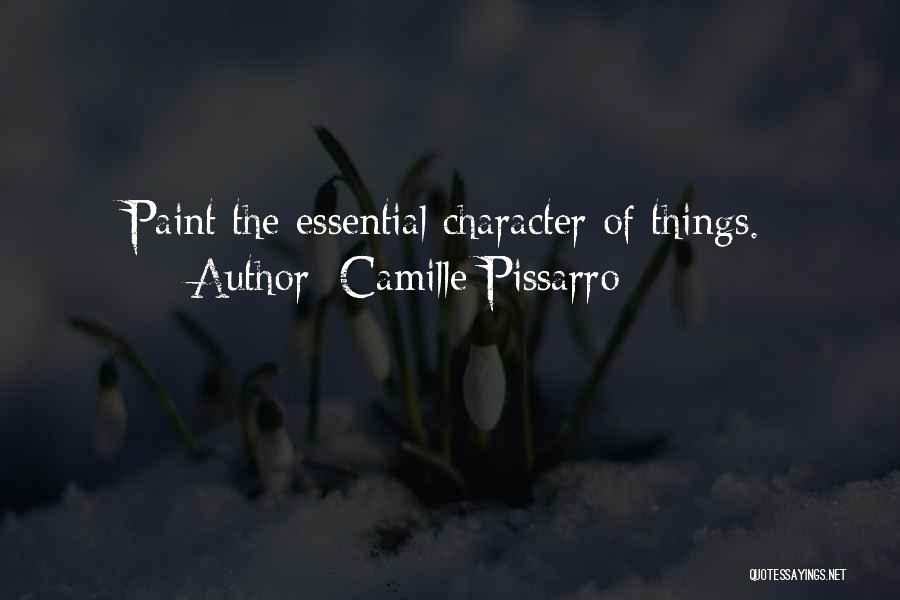 Depth Of Character Quotes By Camille Pissarro