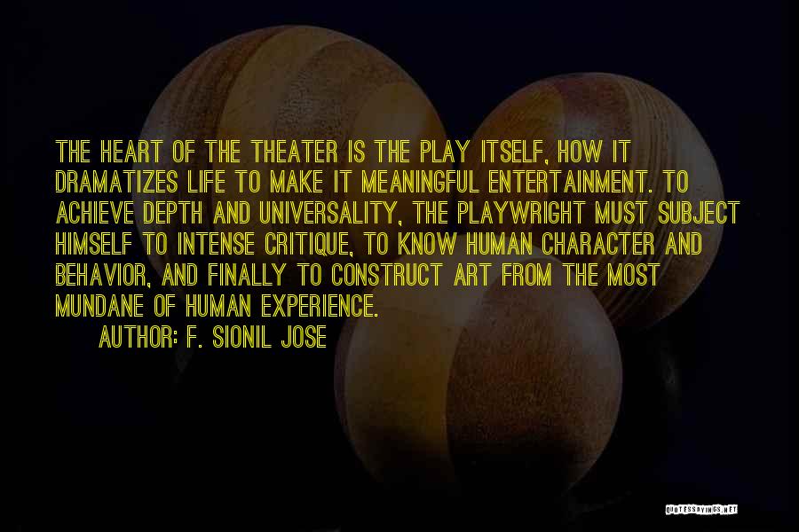 Depth Of Character Quotes By F. Sionil Jose