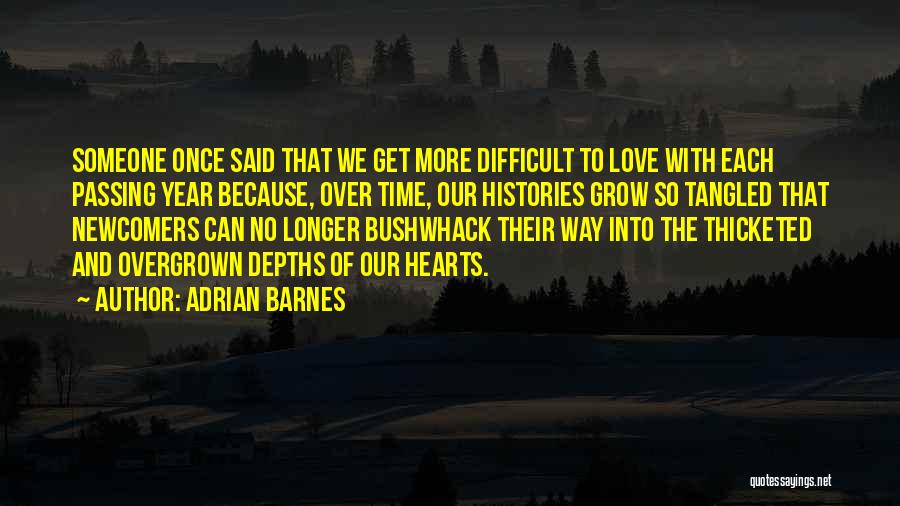 Depths Of Love Quotes By Adrian Barnes