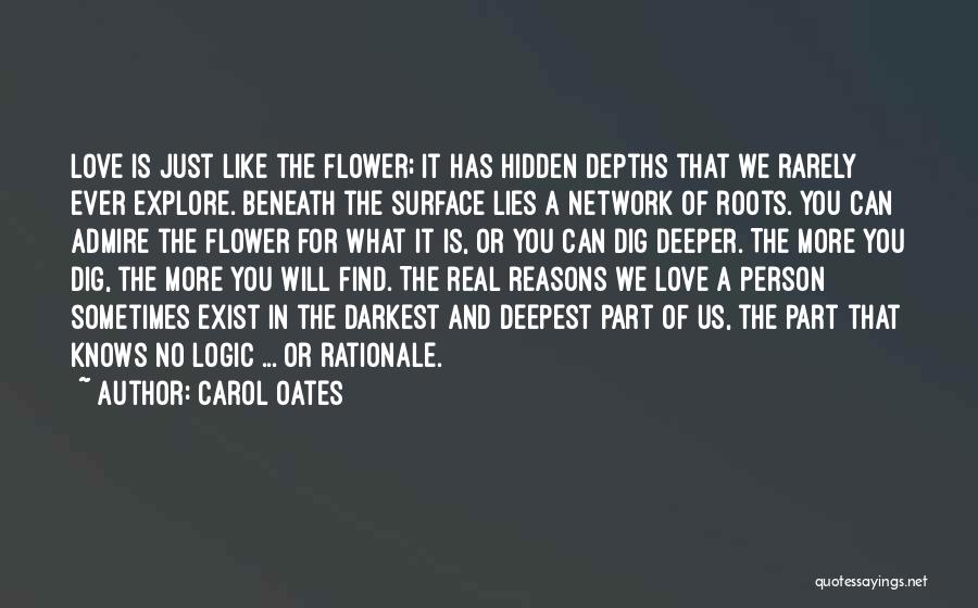 Depths Of Love Quotes By Carol Oates