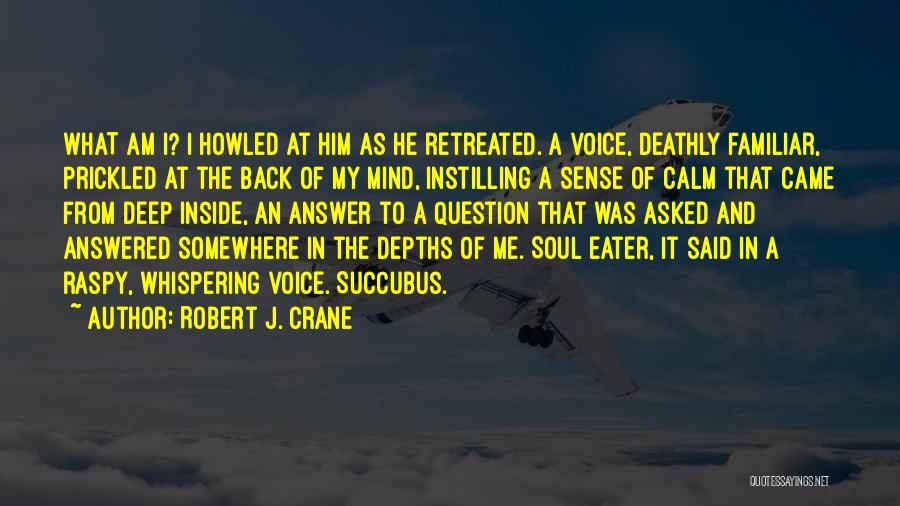 Depths Of Soul Quotes By Robert J. Crane