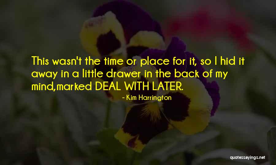 Deputizing Marshalls Quotes By Kim Harrington Deputizing Marshalls Quotes By Kim Harrington