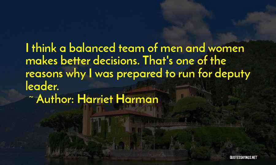 Deputy Quotes By Harriet Harman