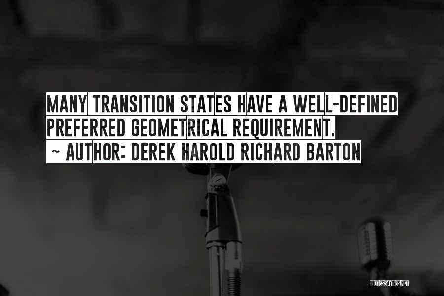 Derek Harold Richard Barton Quotes 1645526