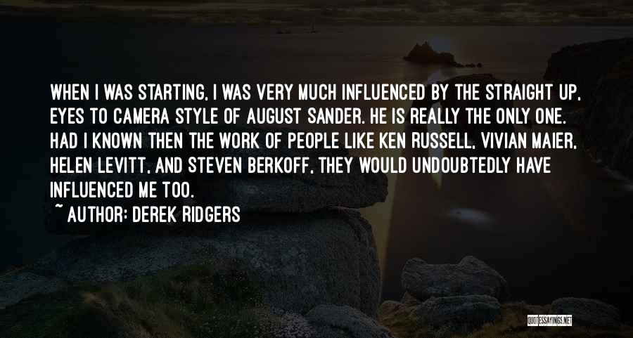 Derek Ridgers Quotes 637688