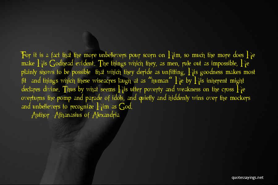 Deride Quotes By Athanasius Of Alexandria