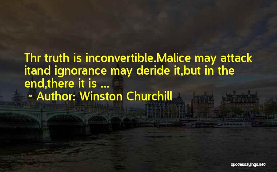 Deride Quotes By Winston Churchill