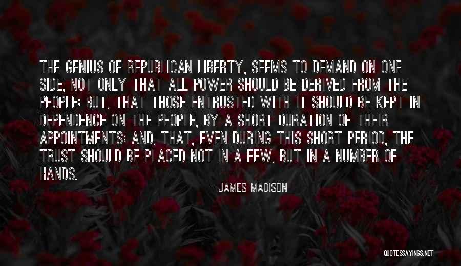 Derived Quotes By James Madison