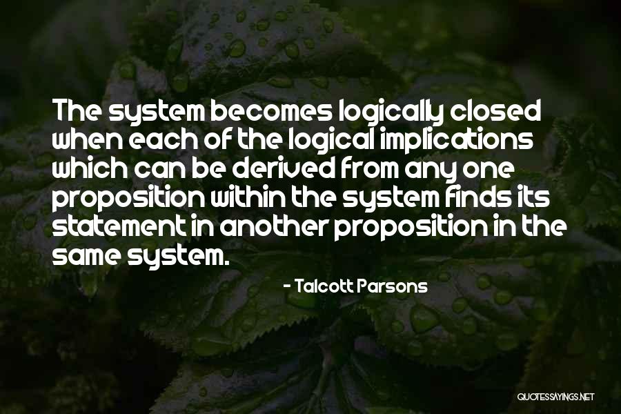 Derived Quotes By Talcott Parsons