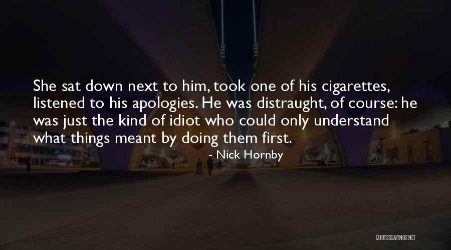 Derken Md Quotes By Nick Hornby Derken Md Quotes By Nick Hornby