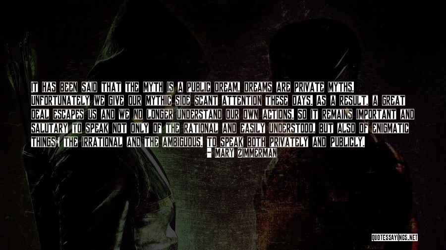 Deruba Gesichtscreme Quotes By Mary Zimmerman Deruba Gesichtscreme Quotes By Mary Zimmerman