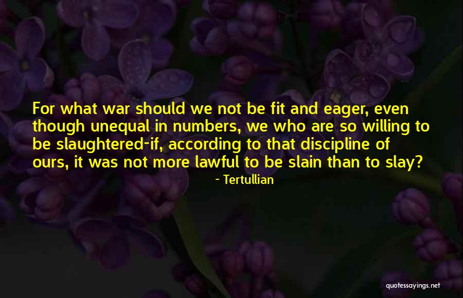 Desarmonia Entre Quotes By Tertullian