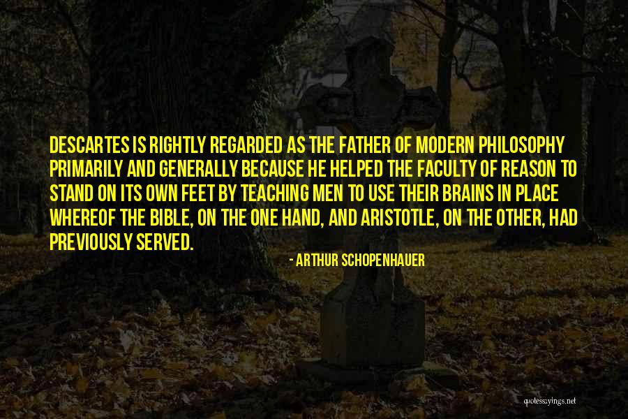 Descartes Reason Quotes By Arthur Schopenhauer Descartes Reason Quotes By Arthur Schopenhauer