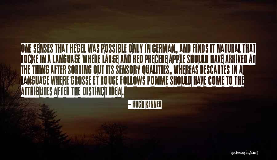 Descartes Senses Quotes By Hugh Kenner Descartes Senses Quotes By Hugh Kenner