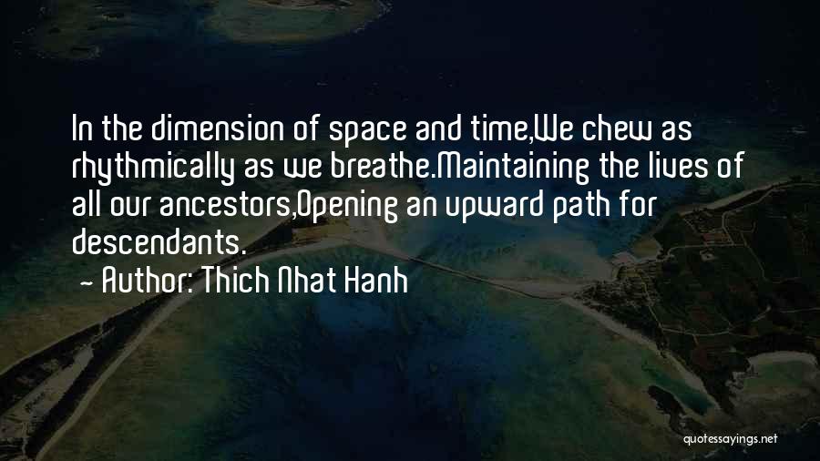 Descendants Quotes By Thich Nhat Hanh