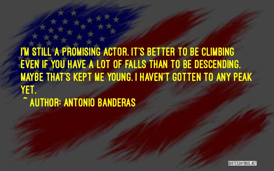 Descending Quotes By Antonio Banderas