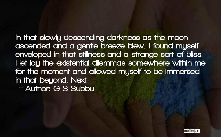 Descending Quotes By G S Subbu