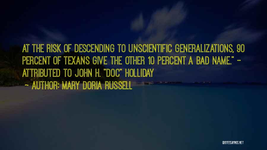 Descending Quotes By Mary Doria Russell