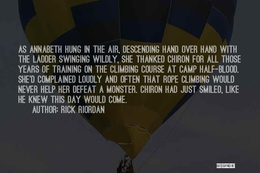 Descending Quotes By Rick Riordan