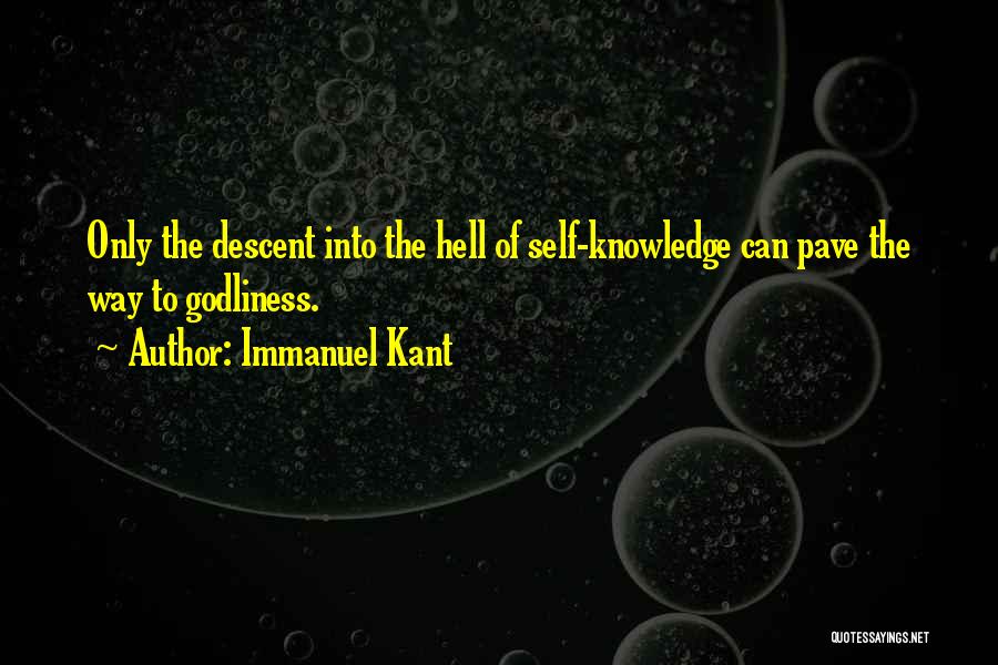 Descent Into Hell Quotes By Immanuel Kant