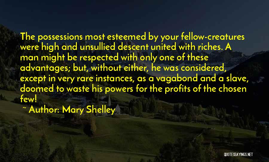 Descent Man Quotes By Mary Shelley