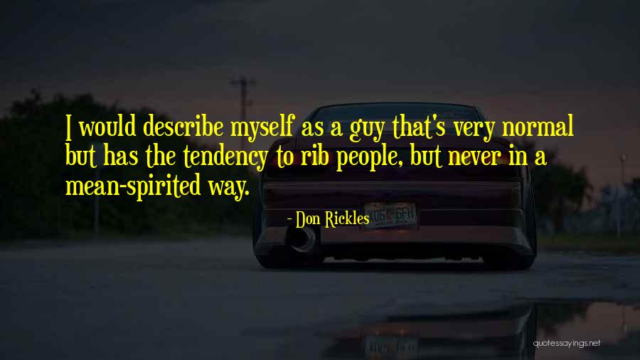 Describe Myself Quotes By Don Rickles