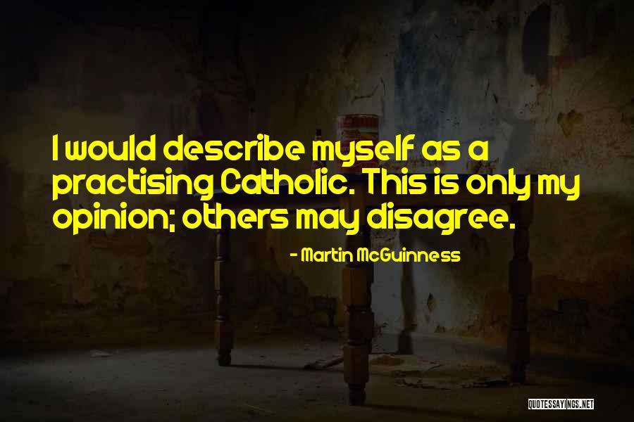 Describe Myself Quotes By Martin McGuinness