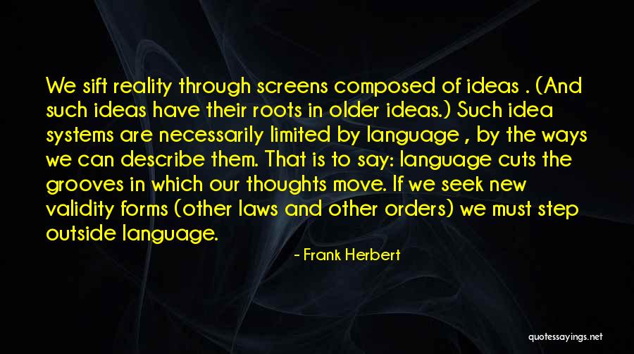 Describe Quotes By Frank Herbert