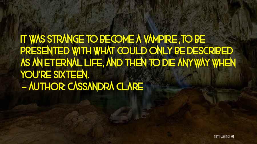 Described Quotes By Cassandra Clare