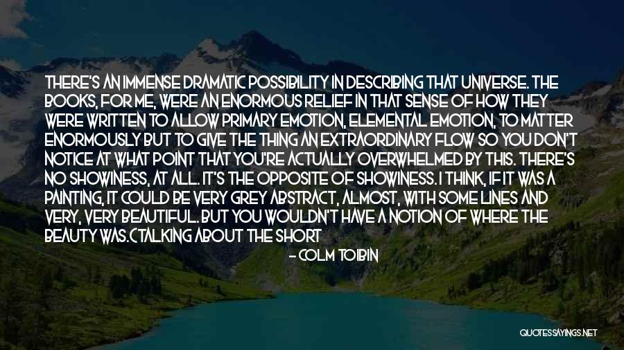 Describing Beauty Quotes By Colm Toibin