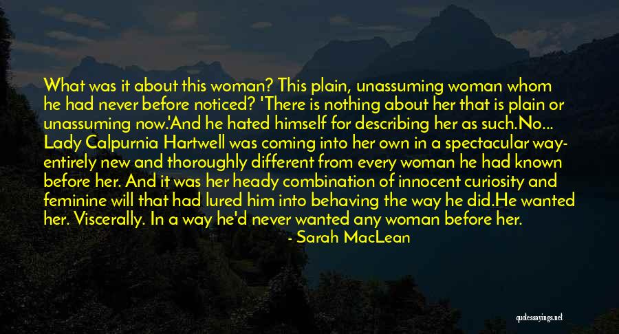 Describing Him Quotes By Sarah MacLean