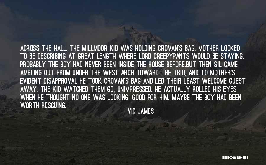 Describing Him Quotes By Vic James