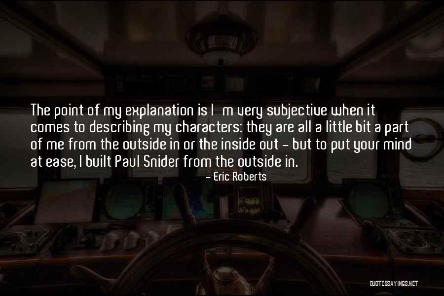 Describing Me Quotes By Eric Roberts Describing Me Quotes By Eric Roberts